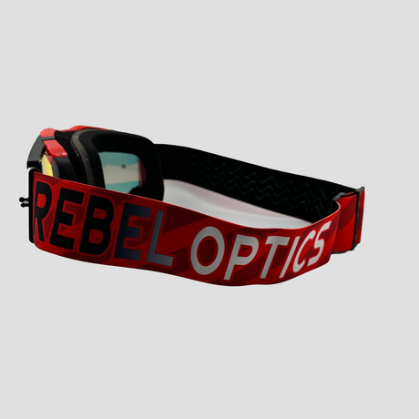 Defiant Pro Motocross Goggle - Crimson - Premium Motocross Goggle from Rebel Optics - Just $84.99! Shop now at Rebel Optics