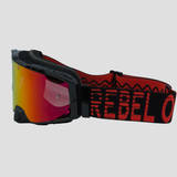 Defiant Pro Motocross Goggle - Inferno Blackout - Premium Motocross Goggle from Rebel Optics - Just $84.99! Shop now at Rebel Optics