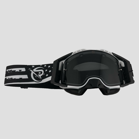 Defiant Pro Motocross Goggle - Patriot - Premium Motocross Goggle from Rebel Optics - Just $84.99! Shop now at Rebel Optics